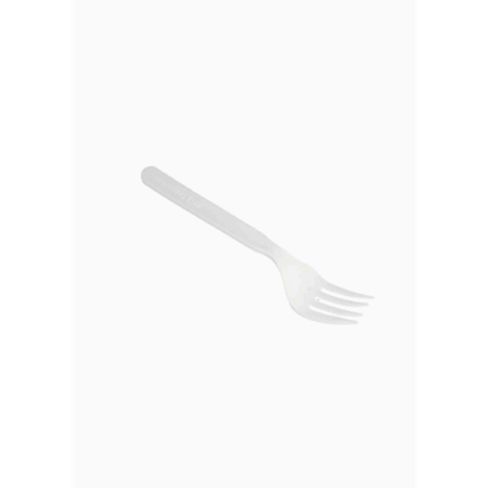 Fourchettes plastique transparent