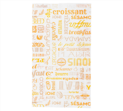 Sachets à croissant - Orange 33G
