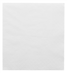 Serviette de table 1 pli 1/8 – Blanc